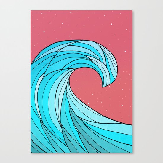The Lone Wave Canvas Print