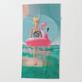 Summer Doll Beach Towel