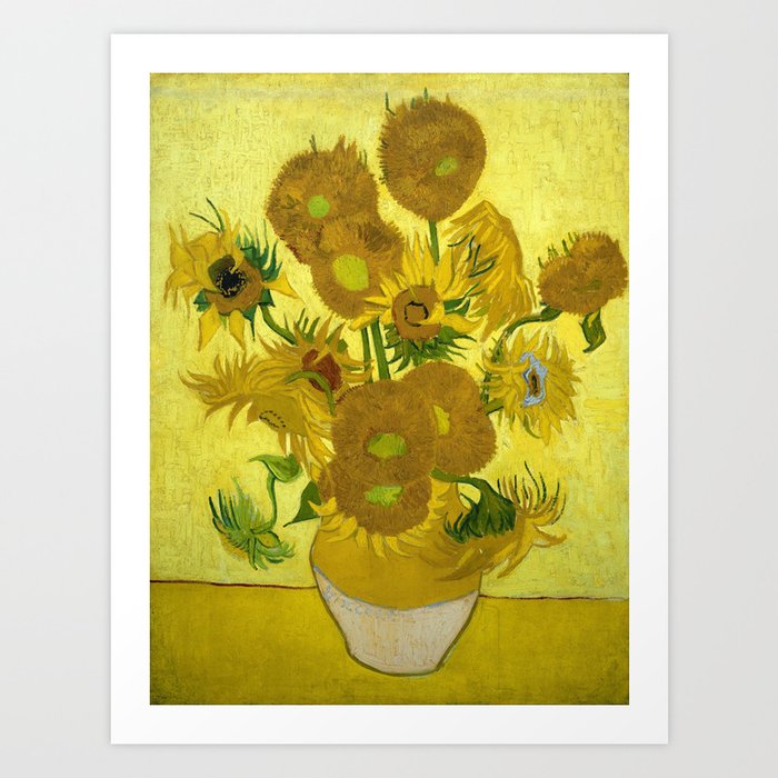 Vincent van Gogh : Sunflowers 1889 Art Print