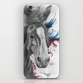 Horse running iPhone Skin