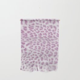 Pastel lavender leopard print Wall Hanging