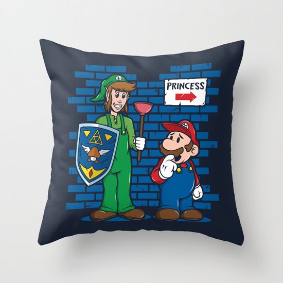 Your Princess is in Another Castle Throw Pillow