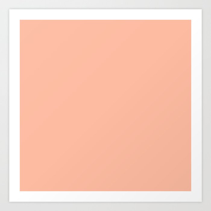 coral color Art Print