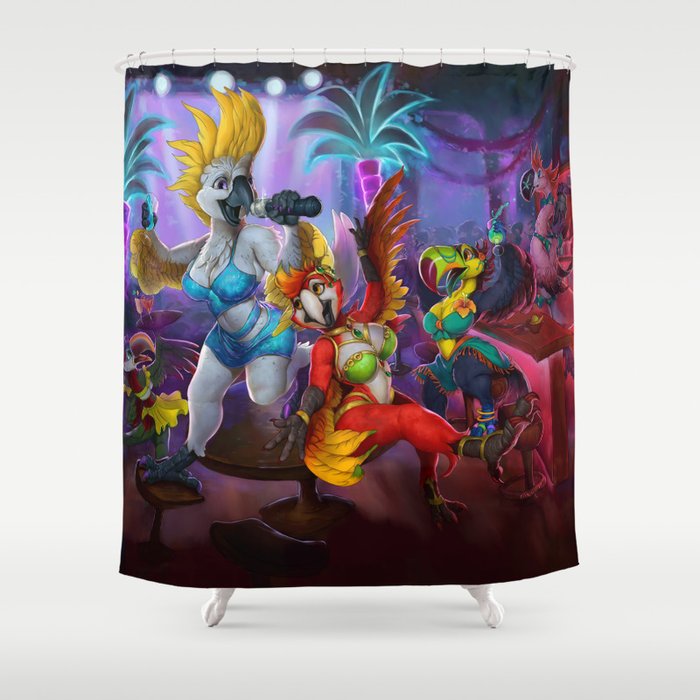 The Bungalow Shower Curtain