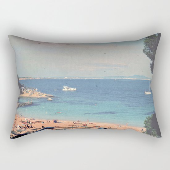 A Private Mallorcan Beach For All Of Us Rectangular Pillow