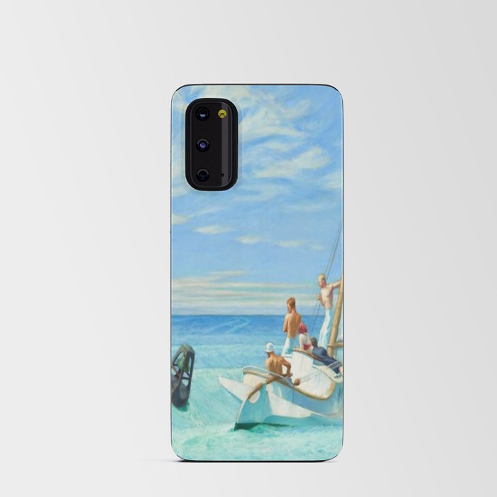 Edward Hopper Ground Swell 1939 Painting | Sailing Boats Sails Android Card Case