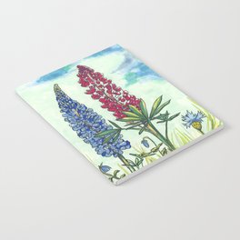Sapphorica Creations- Woodland + Wildflower- Wildflower Field  Notebook