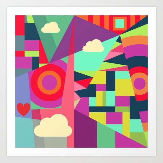 Geometric#7 Art Print