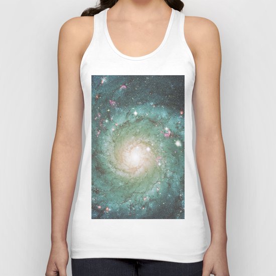 Old School Spiral Galaxy Unisex Tank Top
