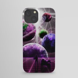 Arrival / Inward Alignment v.1.B1 Magenta iPhone Case