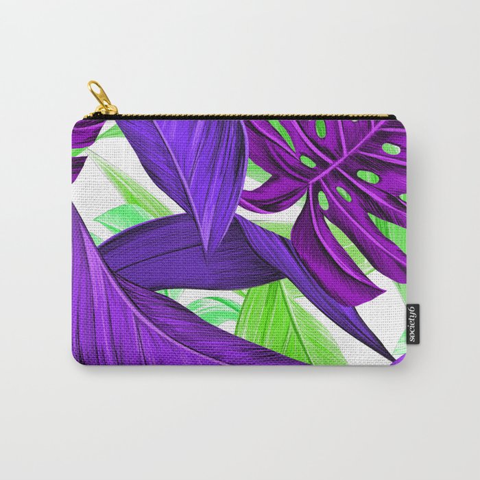 Beautiful Purple Leaves Carry-All Pouch