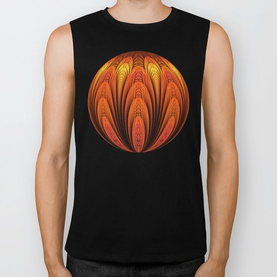 Orange Biker Tank