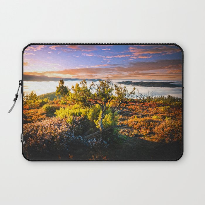 morning lights in the Basque mountains Laptop Sleeve