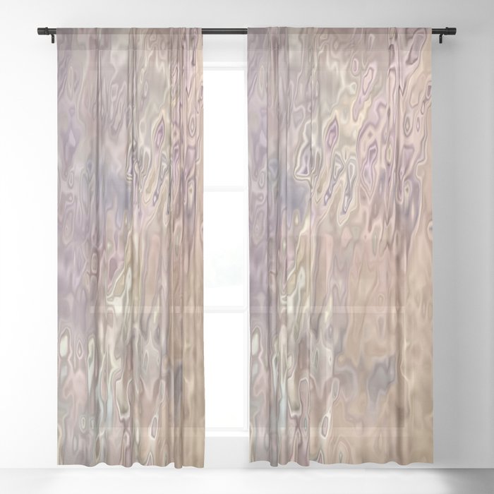 Iridescent Puddle Sheer Curtain By The, Can You Puddle Sheer Curtains