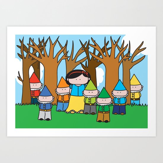 Snow White Art Print