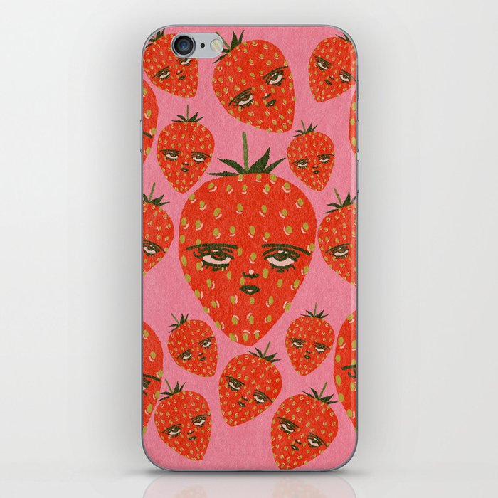 Unimpressed Strawberry iPhone Skin