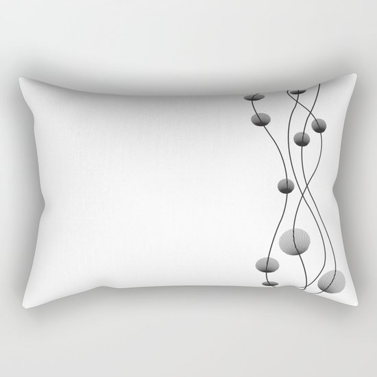 Interstellar Flowers Rectangular Pillow
