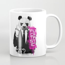 Angry Panda Coffee Mug | Graphic Design, Painting, Digital, Animal 