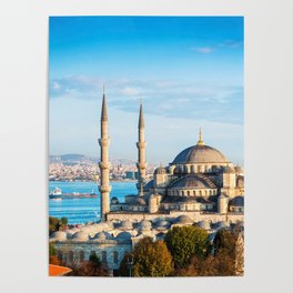 Blue Mosque Poster
