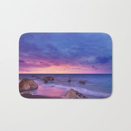 Purple Ocean Bath Mat