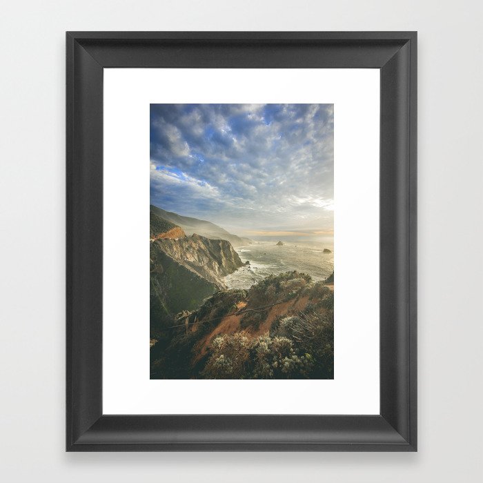 Big Sur Daydream Framed Art Print