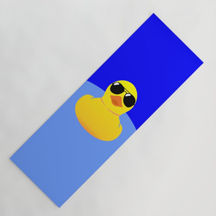 Cool Rubber Duck Yellow Yoga Mat By Alfredhuxley Society6
