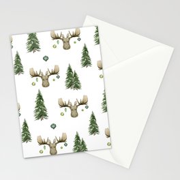 The Moose Wonderful Time - Pattern Stationery Card