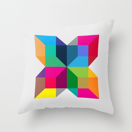 The Intersection Throw Pillow