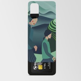 Northern tribe | Landscape painting  Android Card Case