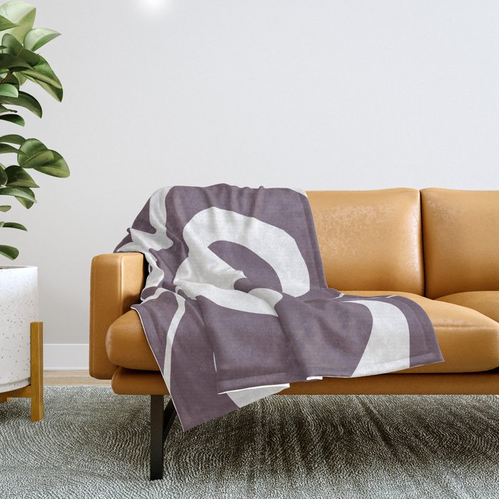 Grape abstract Throw Blanket