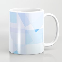 Blue Geometric Pattern Coffee Mug