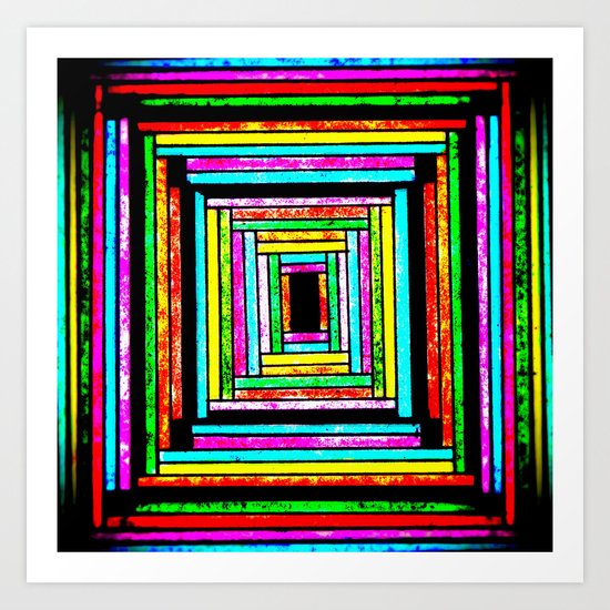 The Pattern Squared Art Print