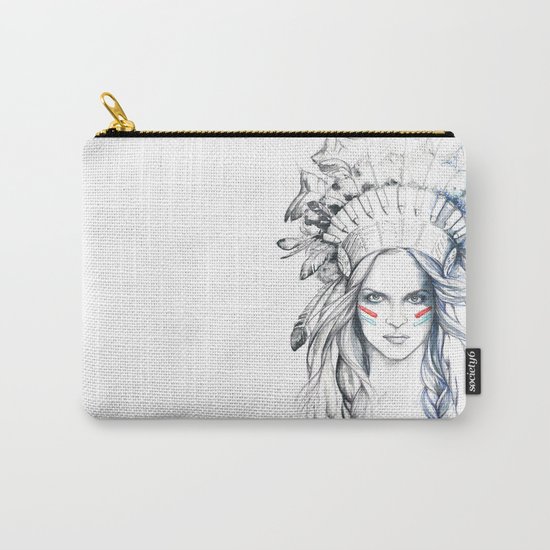 Indian Woman Carry-All Pouch