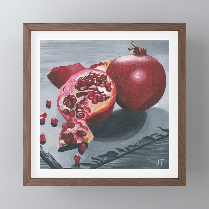 Pomegranates Framed Mini Art Print