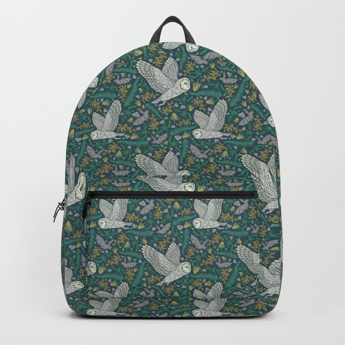 Art Owls 3 Smaller Pattern Backpack