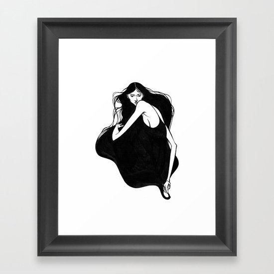I Was Here Framed Art Print