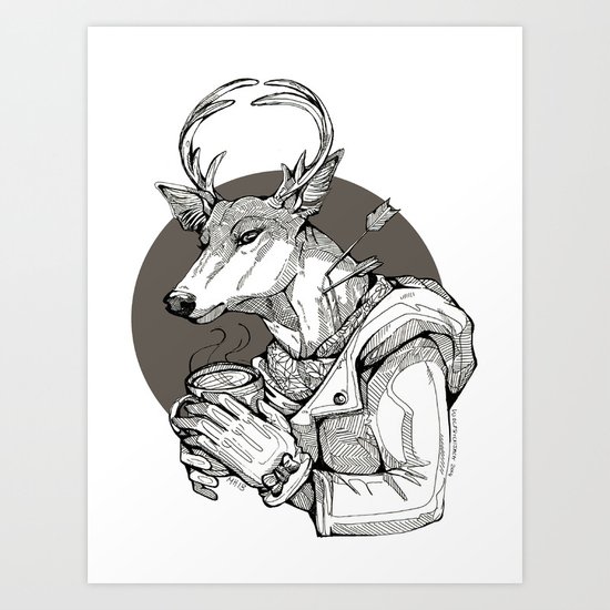 Everyone is wounded Art Print