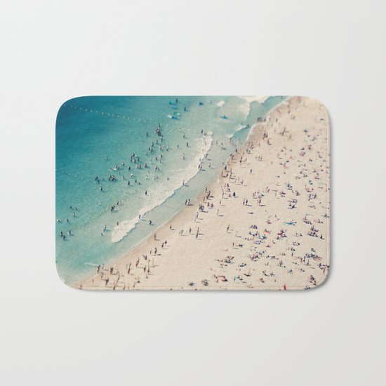 beach love V Bath Mat