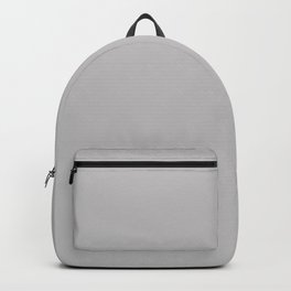 Grey Fog Solid Summer Party Color Backpack