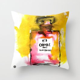 Channel No. 5 Throw Pillow