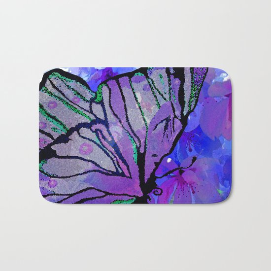 Butterfly Bath Mat