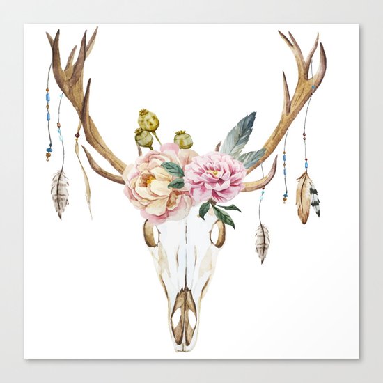 Animal Skull 09 Canvas Print