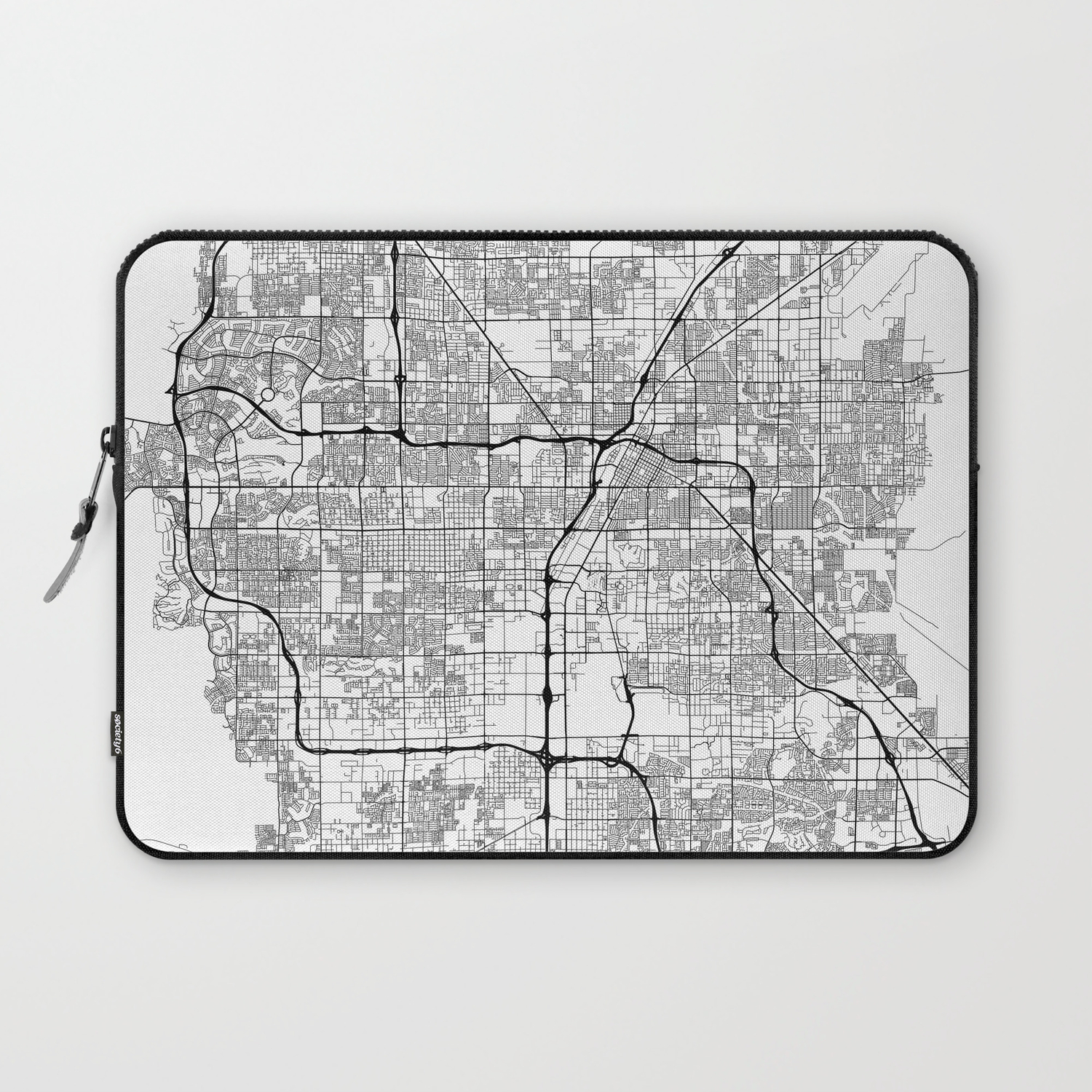 Minimal City Maps Map Of Las Vegas Nevada United States Laptop Sleeve By Valsymot Society6