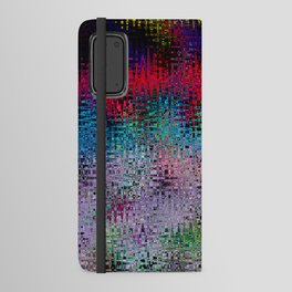 Colorful Zigzag Abstraction Artwork Android Wallet Case