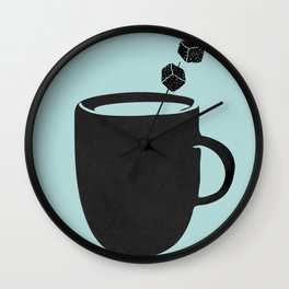 Ice coffee Wall Clock