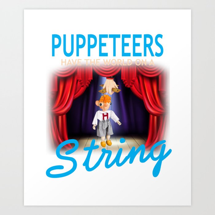 Puppet and puppeteer available as Framed Prints, Photos, Wall Art and Photo  Gifts