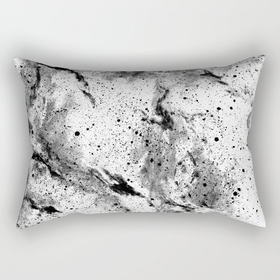 Galaxy (B/w inverted) Rectangular Pillow