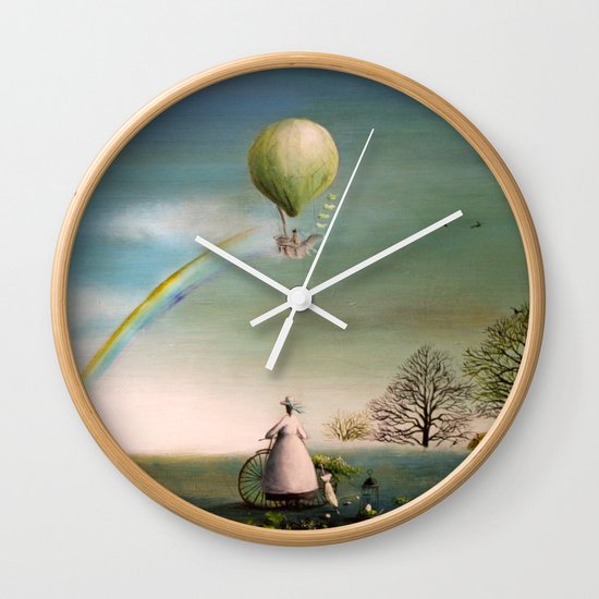 Rainbow Wall Clock