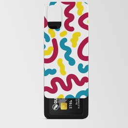 9  Abstract Shapes Squiggly Organic 220520 Android Card Case