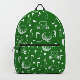 Golf Women Green Backpack